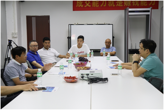 热烈欢迎河南省邓州市家乡领导莅临善安公司参观指导工作